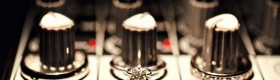 Rings on DJ Mixer Lindsay Joy Photography took this great shot because the groom was really into sound production.